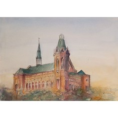 Mudeeha Ali, 10 x 14 Inch, Water Color On Paper, AC-MALI-003
